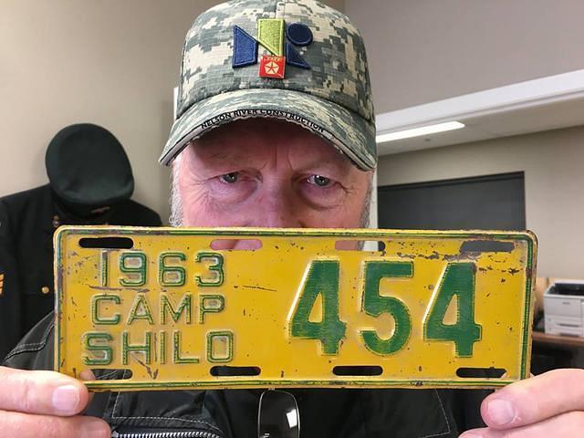 Shilo licence plate 1963