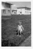 Lana on lawn 1960