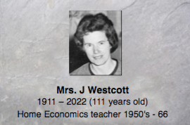 Mrs. Westcott