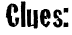 Clues for the Name Game contest