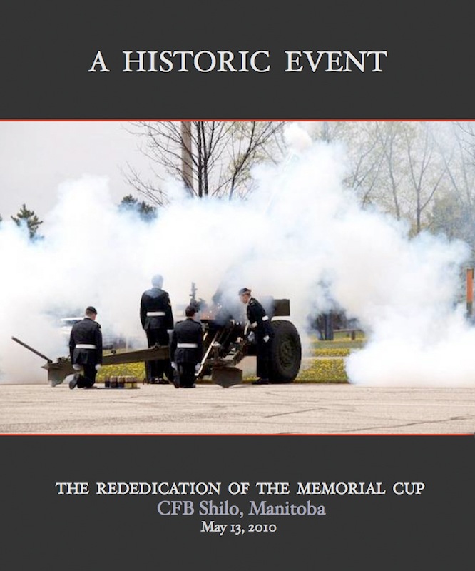 Shilo's Memorial Cup Rededication