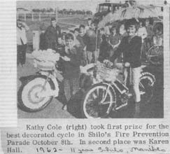 Kathie Cole at CFB Shilo Fire Prevention Contest