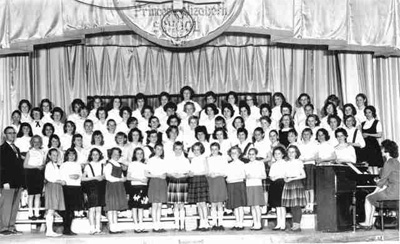Girls Choir Grades 7 & 8 - 1962 Girls Choir Grades 7 & 8 - 1962
