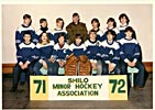 Shilo Minor Hockey 71-72