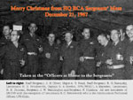 HQ RCA Sgts Mess - Dec 21, 1967