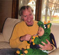 Doug Jordan with Grandson Luke, Halloween 2007