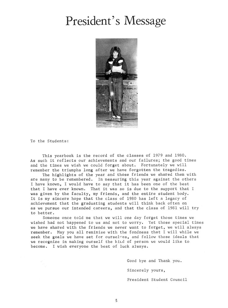 1980 Condita Yearbook