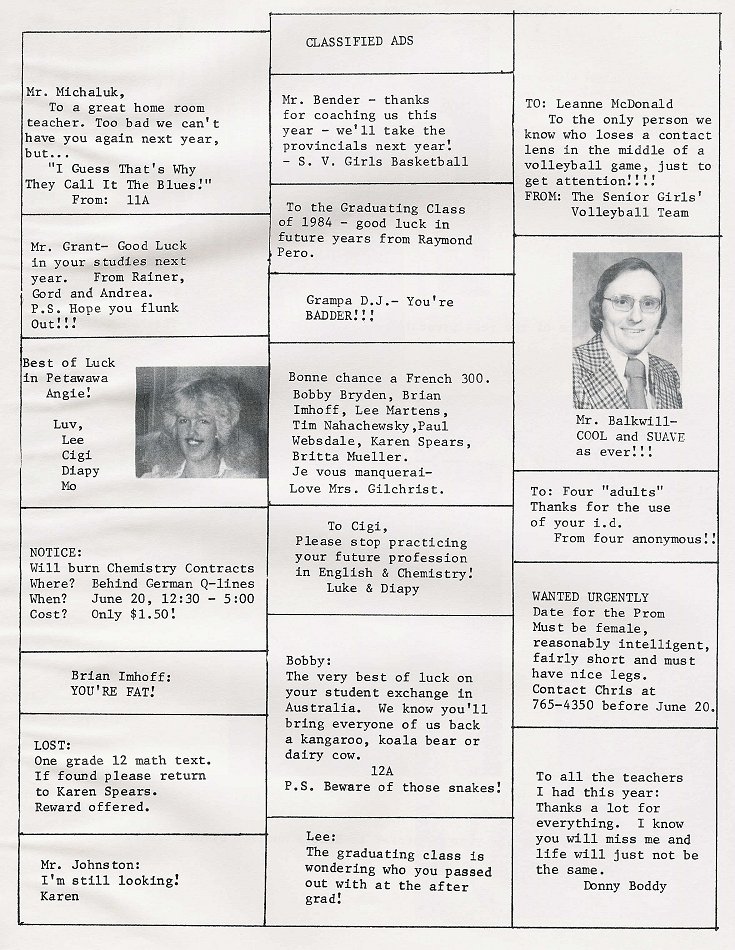 1984 Condita Yearbook