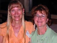 Barb Willerton with Angelika Scholz