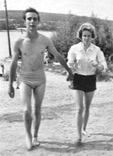 Ron Hughes and Jean (?) - Minnedosa 1961