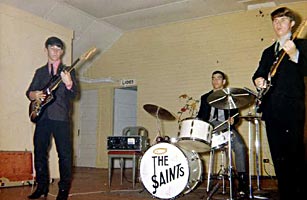 The Saints, Shilos first rock band at the old YPA Hall
